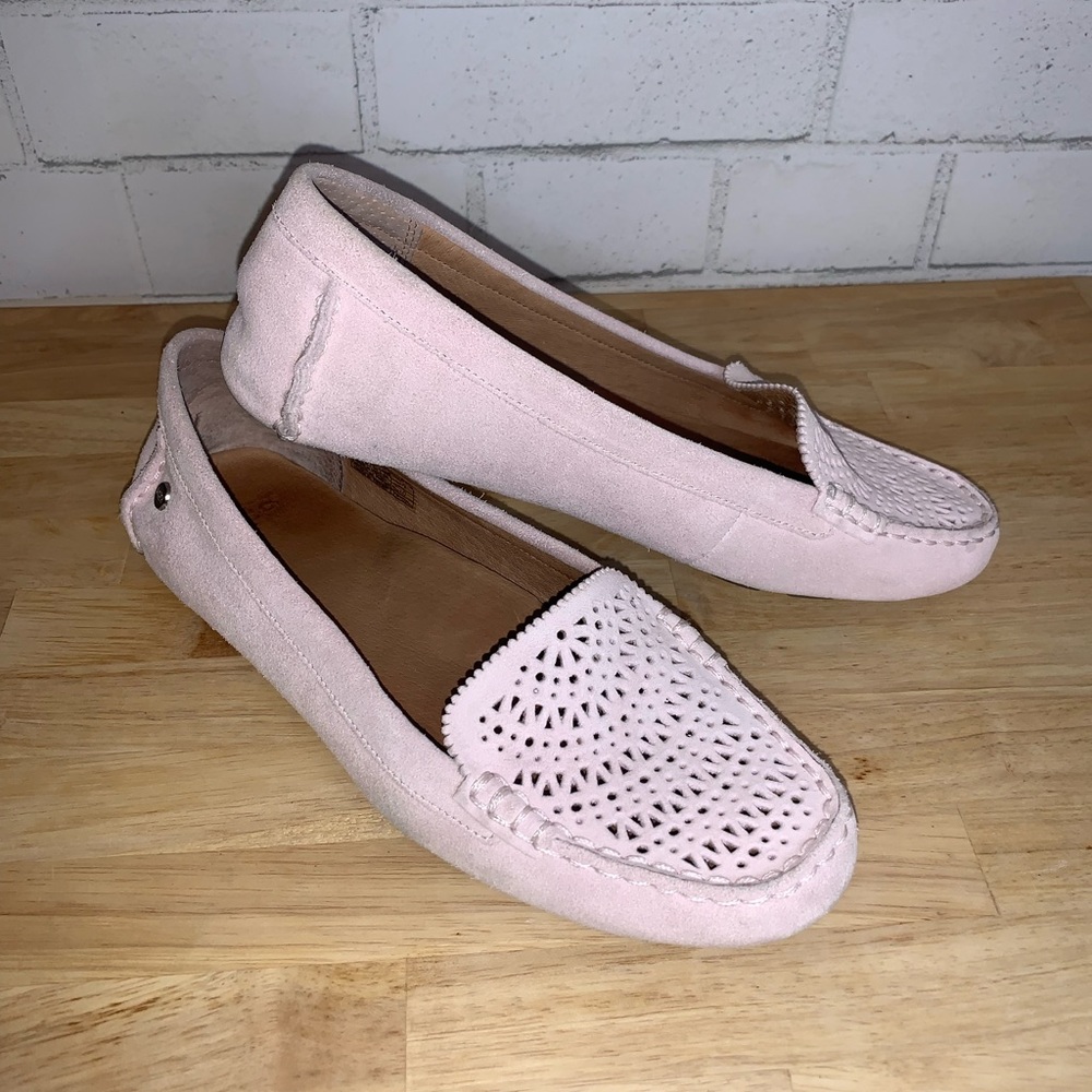 UGG Clair Suede Loafer Moccasin Women’s Flats Size 8 Light Pink